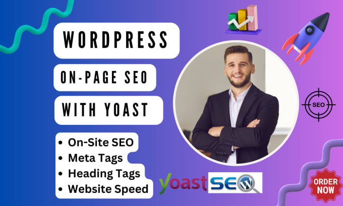 Gig Preview - Do on page wordpress SEO optimization with yoast, meta tags, and sitemaps