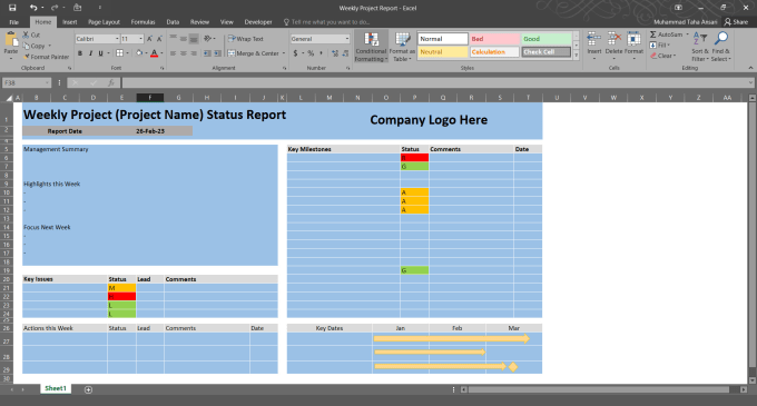 Gig Preview - Provide editable project management templates