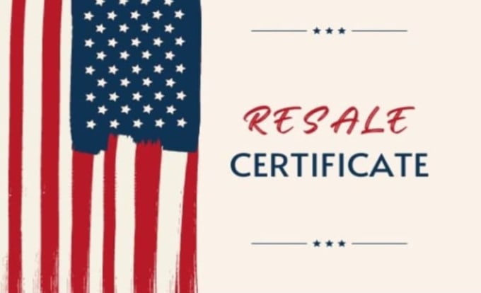 Gig Preview - Create resale certificates of all USA states