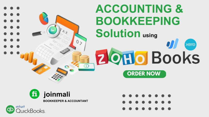 Gig Preview - Do bookkeeping and accounting using zoho books