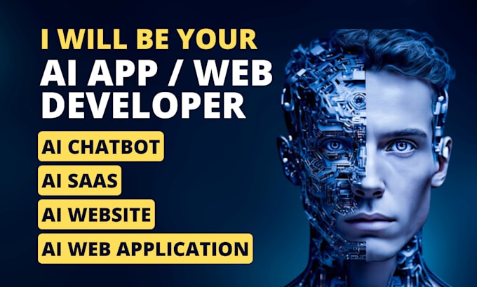 Gig Preview - Deploy ai chatbot, ai app, ai website, ai saas, and be your ai app developer