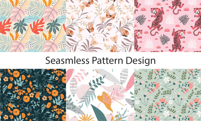 Gig Preview - Design unique seamless pattern textile prints