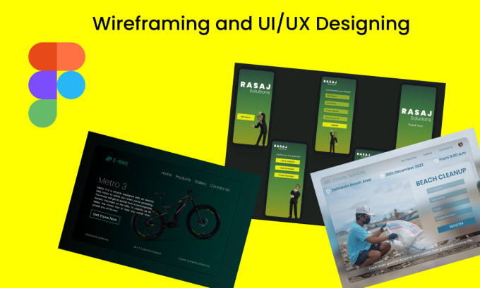 Gig Preview - Make wireframe and UI UX design