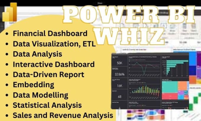 Gig Preview - Develop interactive powerbi, tableau, alteryx dashboard for analytics