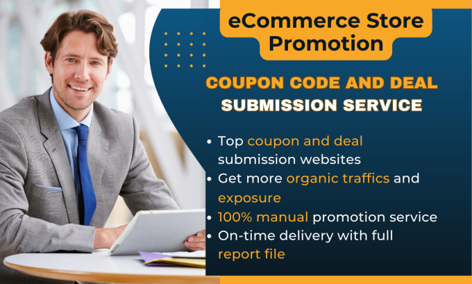 Gig Preview - Promote shopify store ecommerce amazon product promotion on top coupon sites