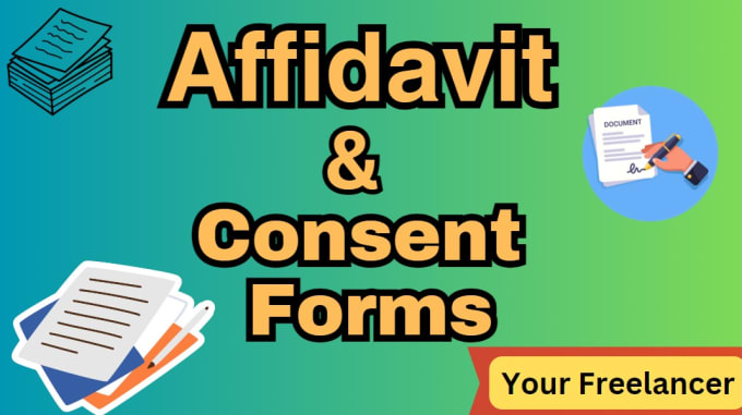 Bestseller - draft affidavits and consent forms