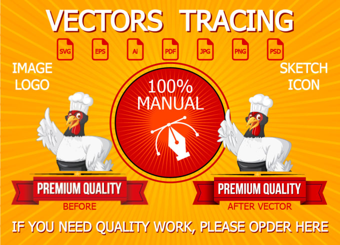 Gig Preview - Manual vector tracing no automatic routing