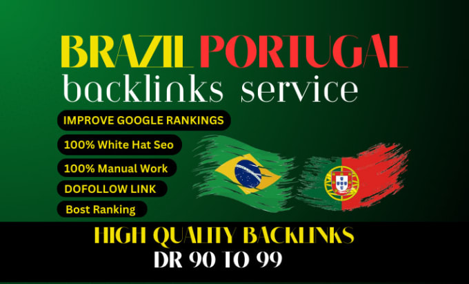 Gig Preview - Do create high da dofollow authority brazil and portugal permanent backlinks