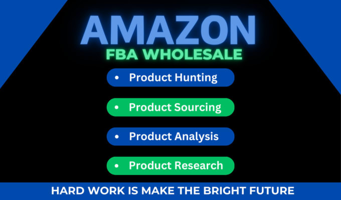 Gig Preview - Be your amazon fba wholesale products finder