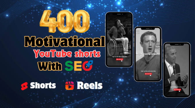 Gig Preview - Create highly engaging motivational reels,shorts with youtube SEO