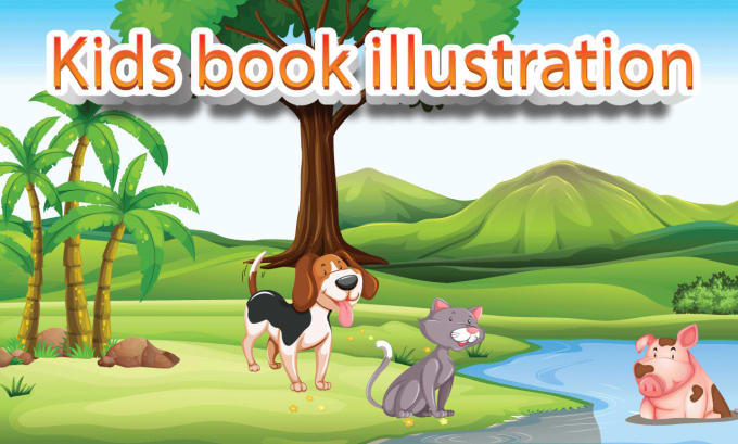 Gig Preview - Design kids book illustration and children ebook illustration