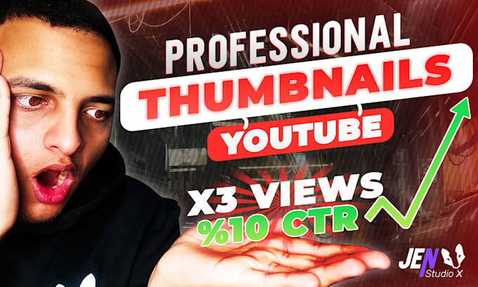 Gig Preview - Design 2 professional thumbnails for youtube in 3 hours