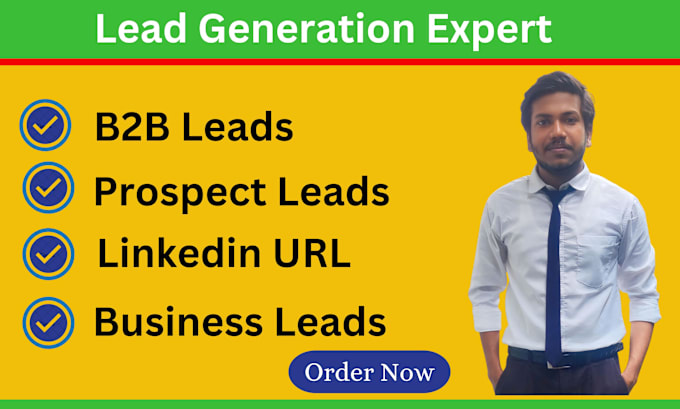 Gig Preview - Do b2b lead generation for your business