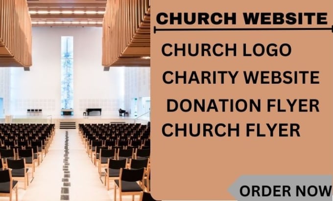 Gig Preview - Design church website, charity website with livestream