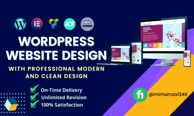 Gig Preview - Create a clean and modern wordpress website design