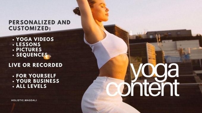 Gig Preview - Provide you with clean yoga videos for your app or website