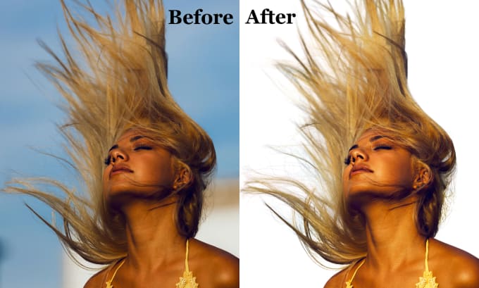 Gig Preview - Do hair masking, background remove, product photo editing services