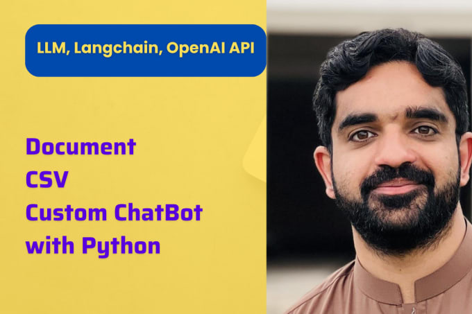 Gig Preview - Create CSV question answering chatbot langchain ptyhon open ai