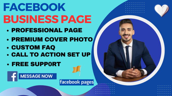 Gig Preview - Create your professional design  facebook business page