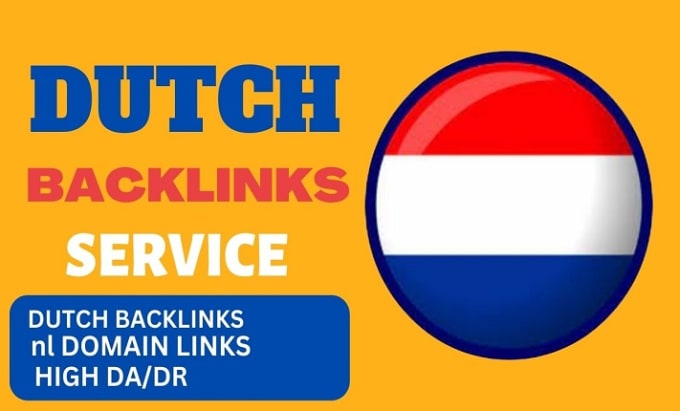 Gig Preview - Do 22 dutch SEO link building with high da netherland white hat backlinks