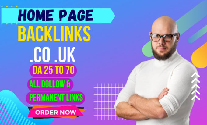 Gig Preview - Make home page backlinks dot co dot UK