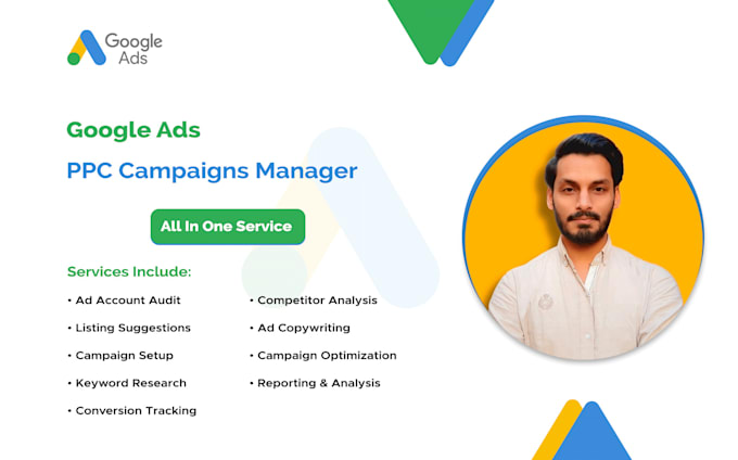 Gig Preview - Setup and manage google search ads, adwords PPC campaigns manager