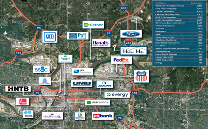 Bestseller - design retail trade aerial map with logo labels and graphics