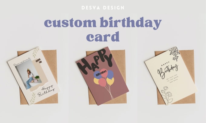 Gig Preview - Design birthday card, invitation card for wedding, birthday, party