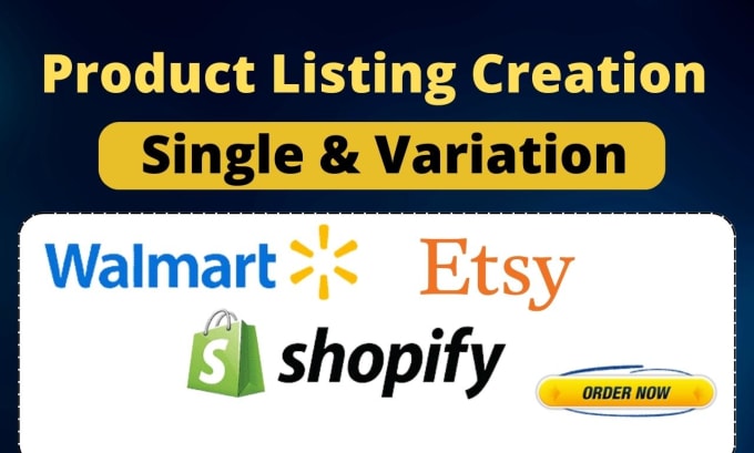 Gig Preview - Bulk upload optimized product listing on walmart, shopify, and etsy