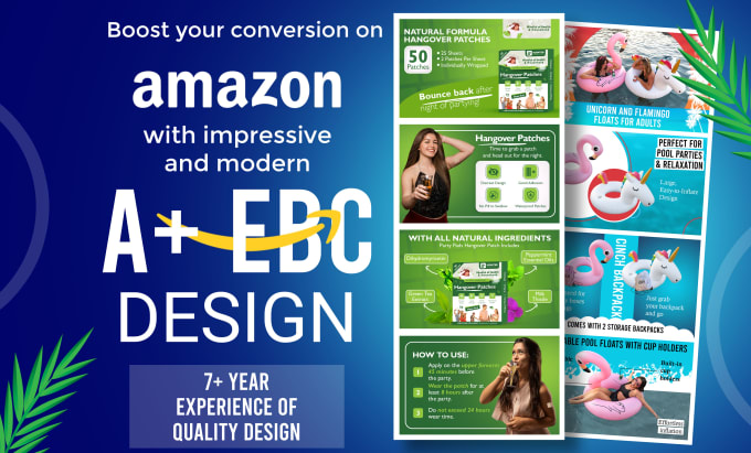 Gig Preview - Design amazon product listing images, ebc or a plus content