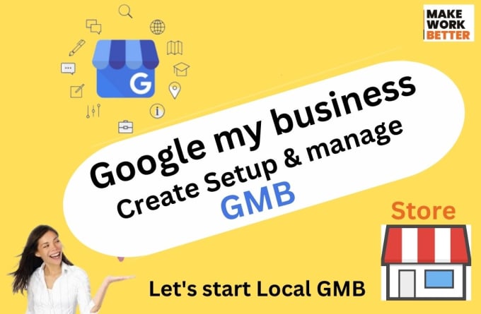 Gig Preview - Create attractive google my business profile for live local citations gmb