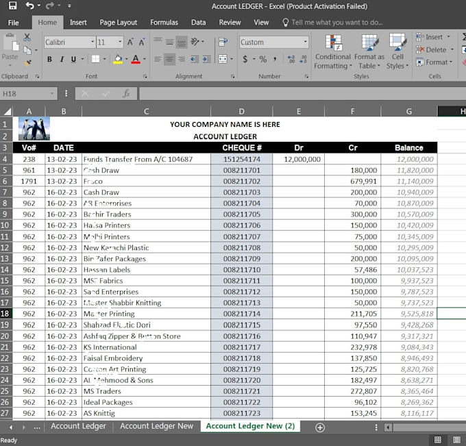 Gig Preview - Forensic accounts receivable, payable, trial balance, ledger