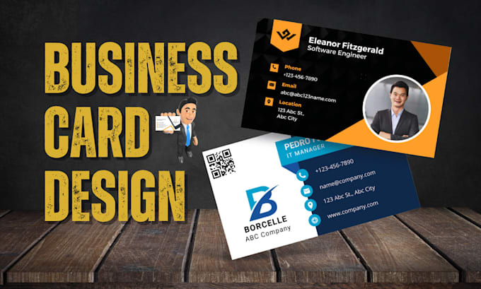 Gig Preview - Do business card design, visiting card design, name card