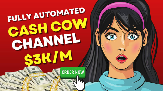 Gig Preview - Create faceless cashcow top 10 videos, cashcow youtube automation, channel setup