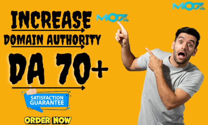 Gig Preview - Increase moz da domain authority 50 zero to hero