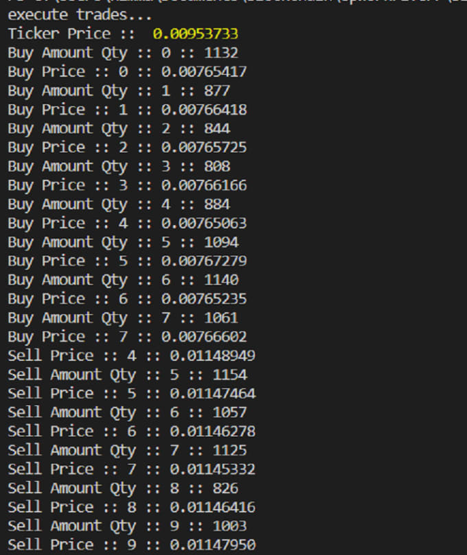 Gig Preview - Create increase token volume bot on cex and dex