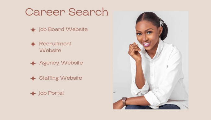 Gig Preview - Design job board, job posting, recruitment, staffing or agency website