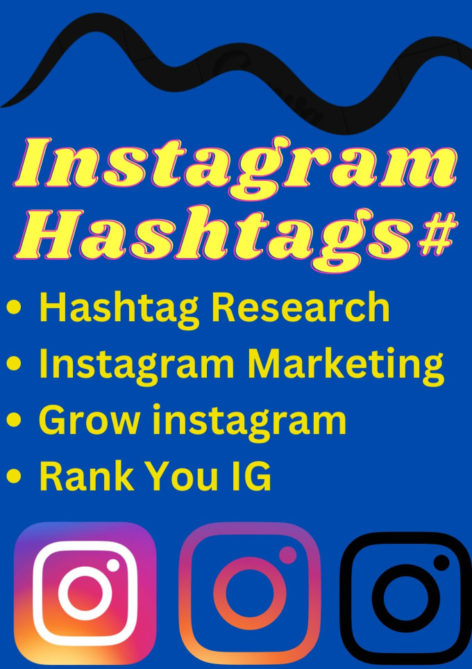 Gig Preview - Boost your instagram growth with expert hashtag research