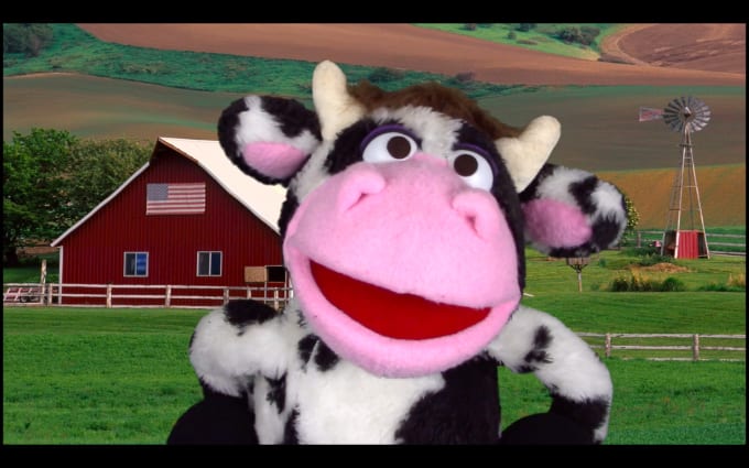 Gig Preview - Have moorice the cow create a custom puppet video