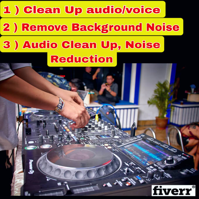 Gig Preview - Do audio editing to remove background noise, fix, edit, repair and clean voice