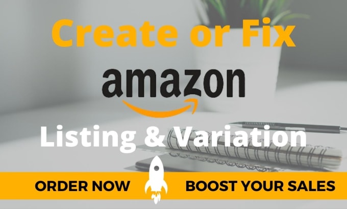 Gig Preview - Create or fix amazon product listing and variation for amazon fba