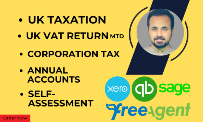 Gig Preview - File UK company accounts, corporation tax, vat and self assessment with hmrc