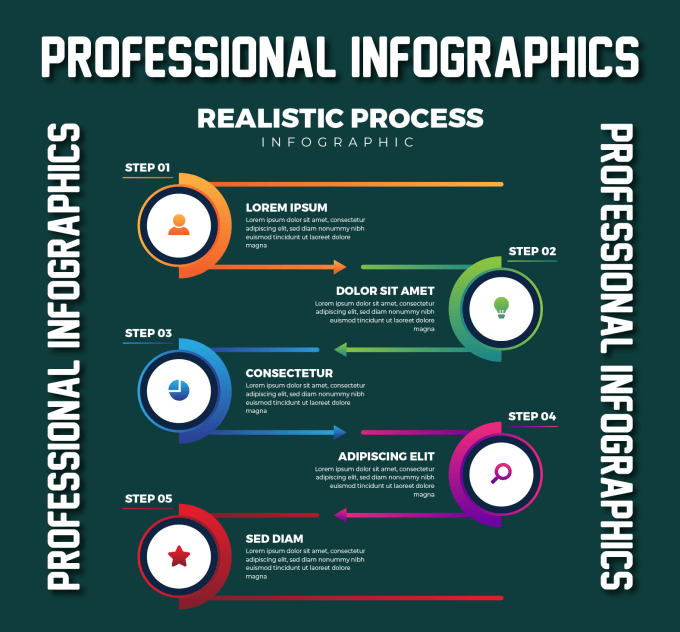 Gig Preview - Transform your information into stunning visuals infographic design