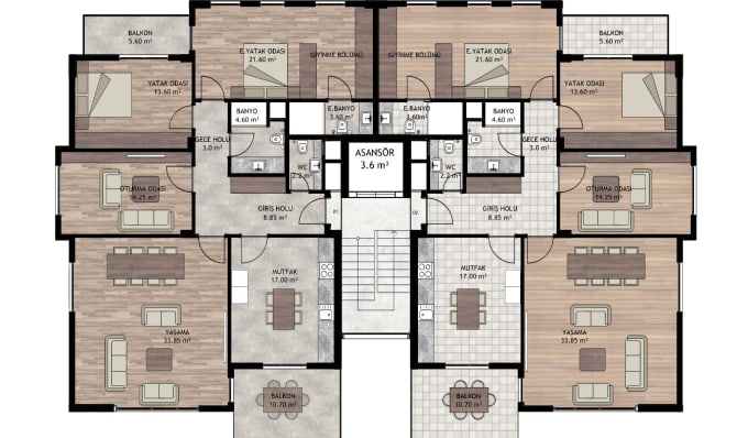 Gig Preview - Design and draw your architectural floor plans and 3d floor plans