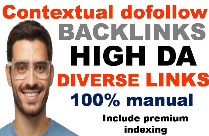 Gig Preview - Build 100 high da contextual dofollow backlinks to improve your ranking