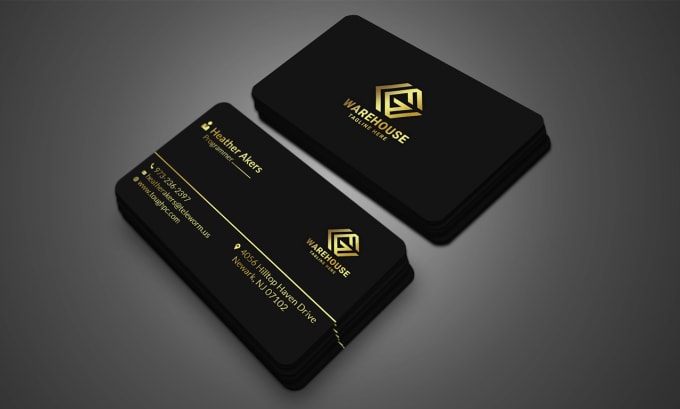 Gig Preview - Do professional and minimalist business card design for you