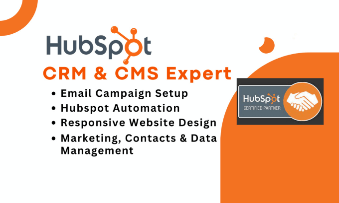 Gig Preview - Setup hubspot CRM hubspot email design hubspot automation