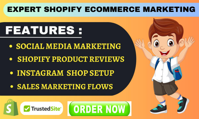 Gig Preview - Do shopify marketing, sales funnel, shopify marketing promotion