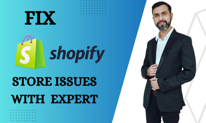 Gig Preview - Fix your shopify custom coding or bug fixing shopify customization