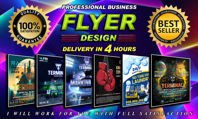 Gig Preview - Professional flyer designer that boost your brand